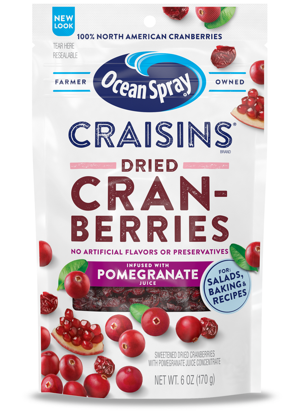 Craisins® Dried Cranberries Pomegranate Juice Infused 6oz